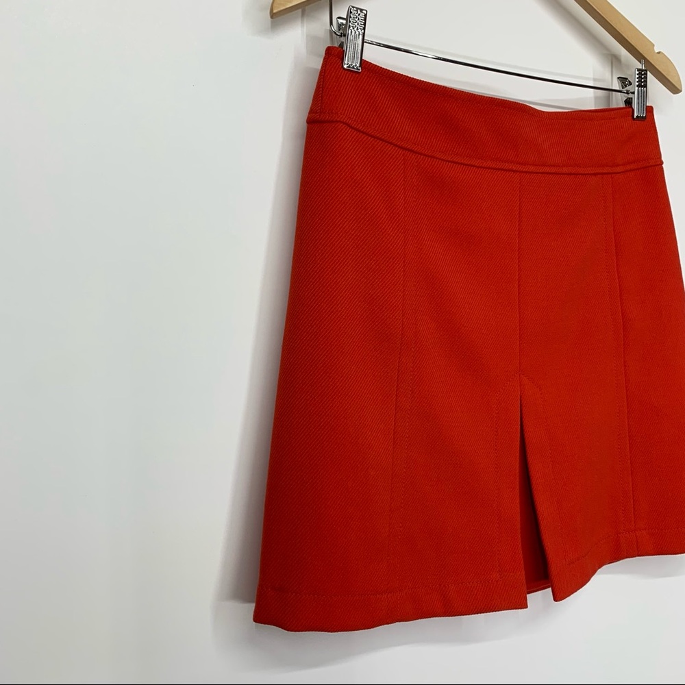 Loft Ann Taylor Solid Orange Slit Front Cross Wea… - image 3